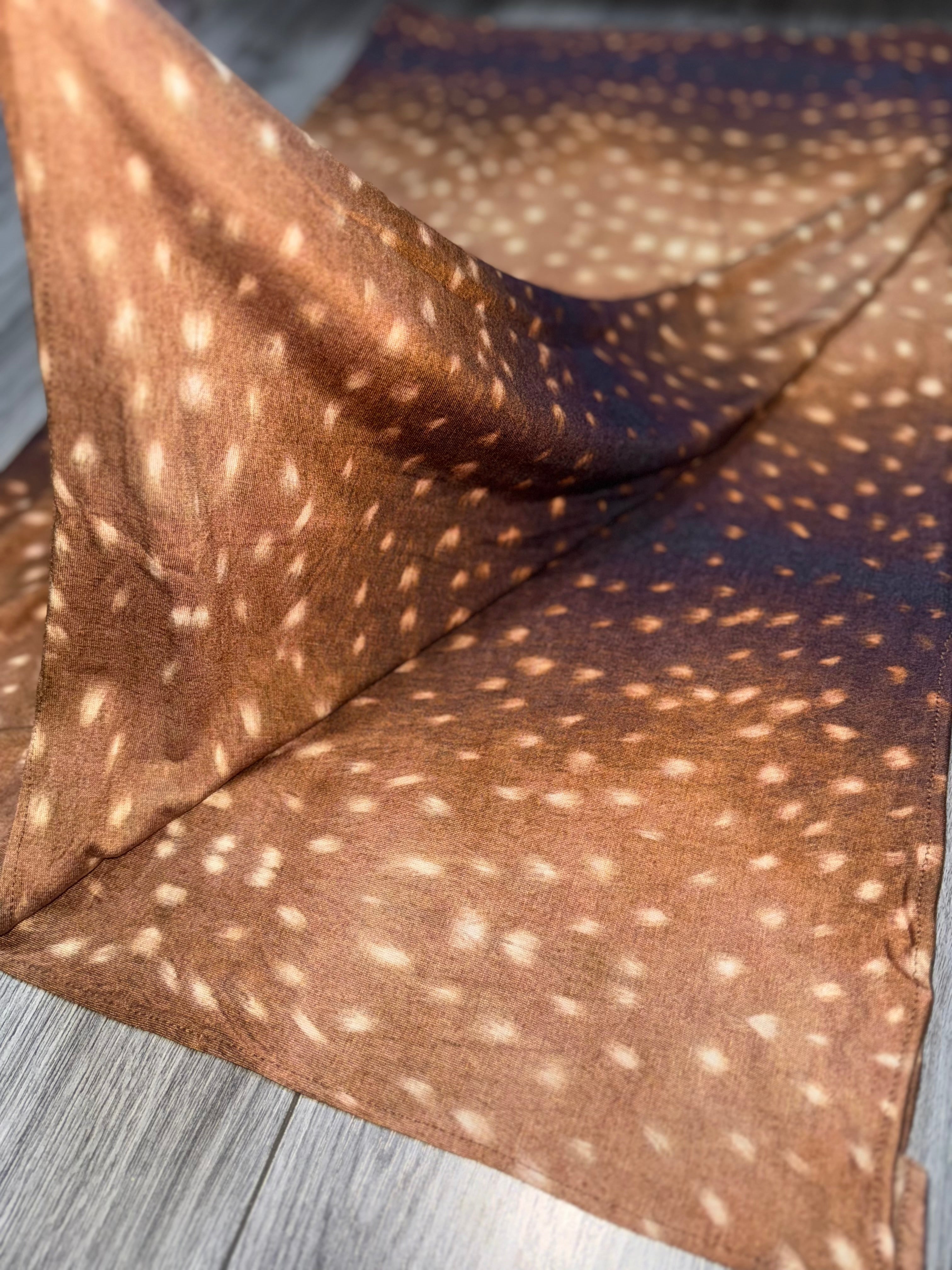 Fawn/Deer double side print Jersy hijab