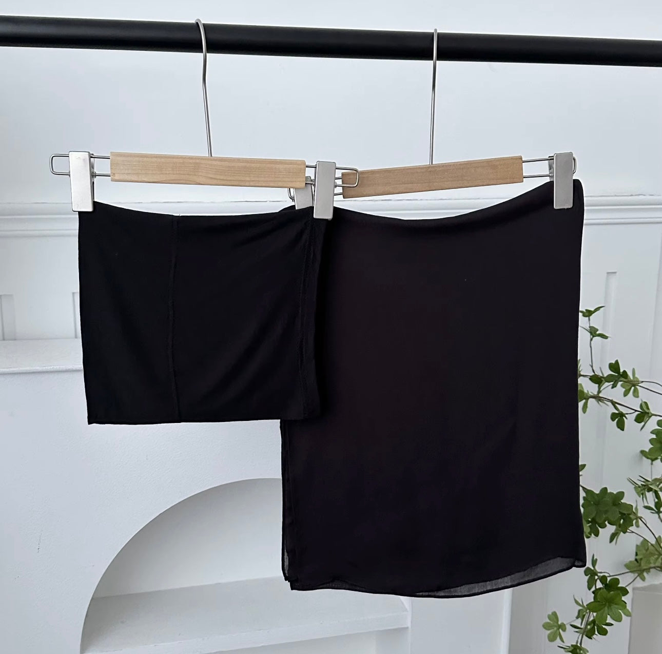 2-Piece Set Premium Modal Hijab & Matching undercap