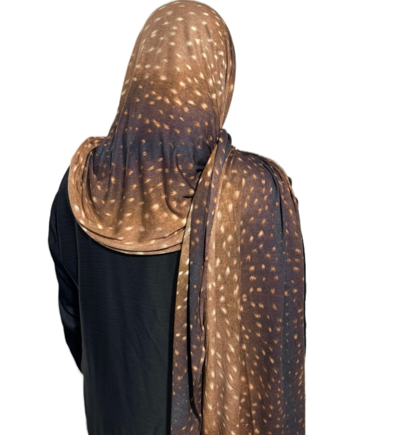 Fawn/Deer double side print Jersy hijab
