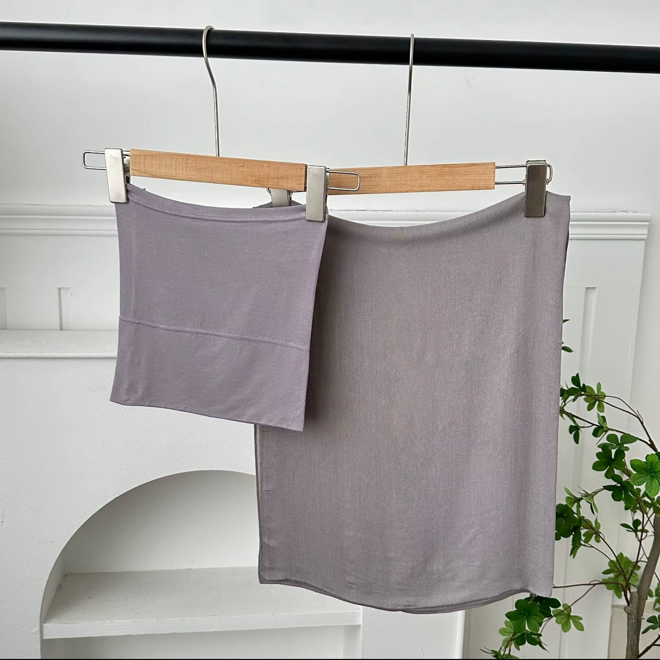 2-Piece Set Premium Modal Hijab & Matching undercap