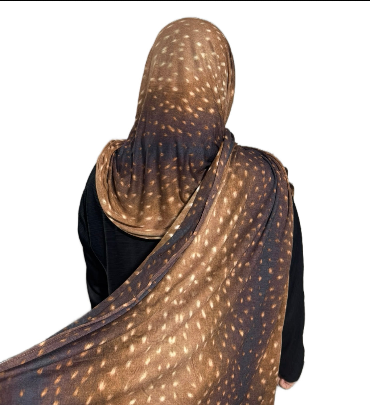 Fawn/Deer double side print Jersy hijab