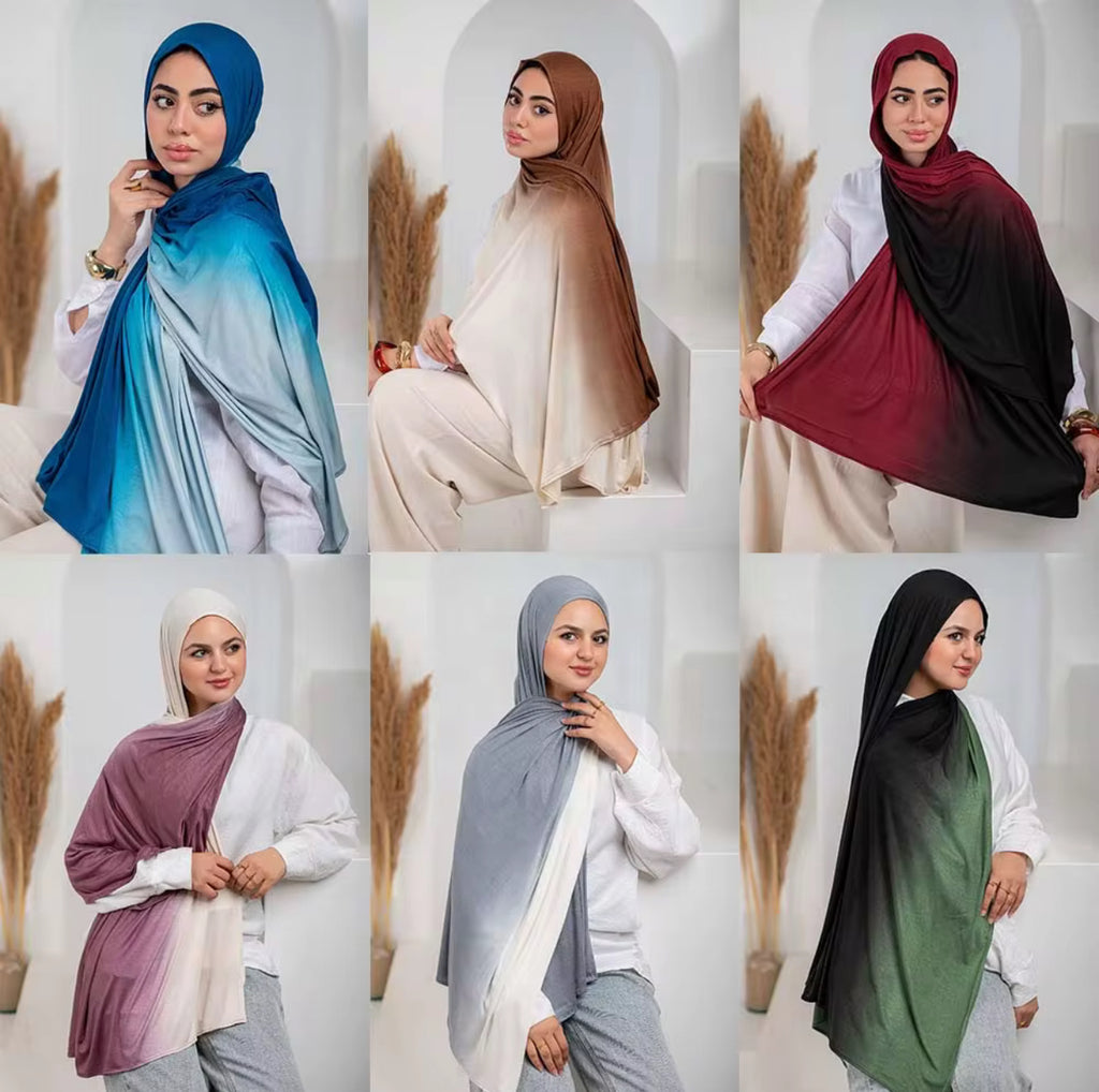 Ombre - Double sided Jersey Hijab