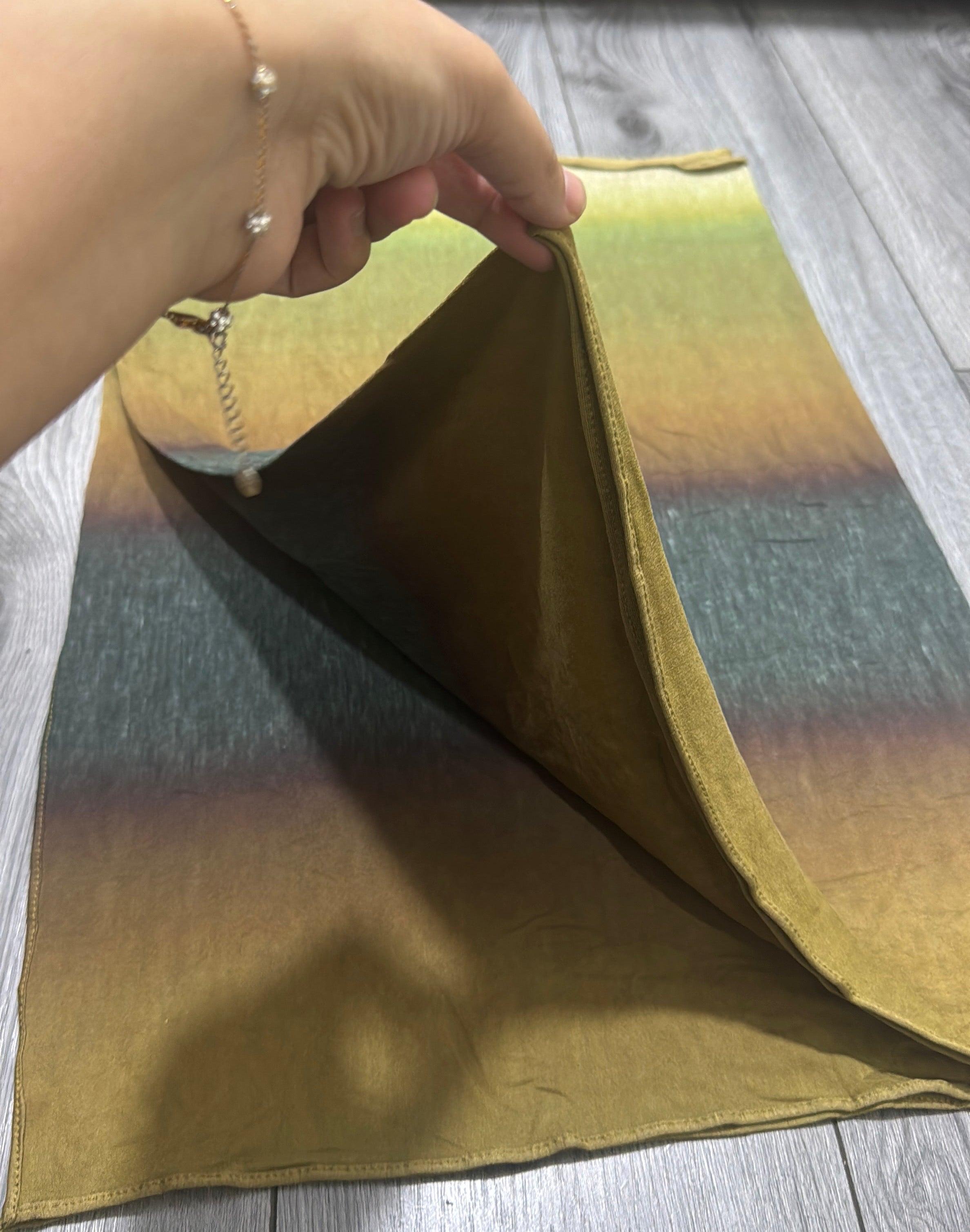 Olive - double side printed Jersy hijab