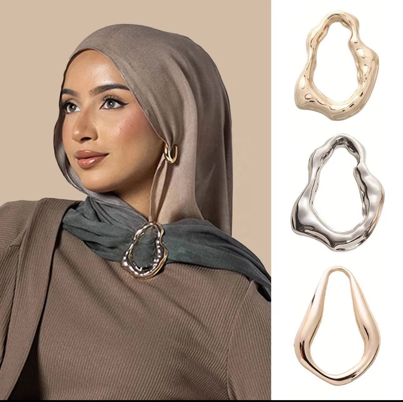 Hijab brooch